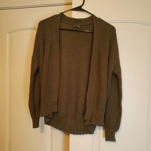 Wild Fable Gray open front sweater sz Small